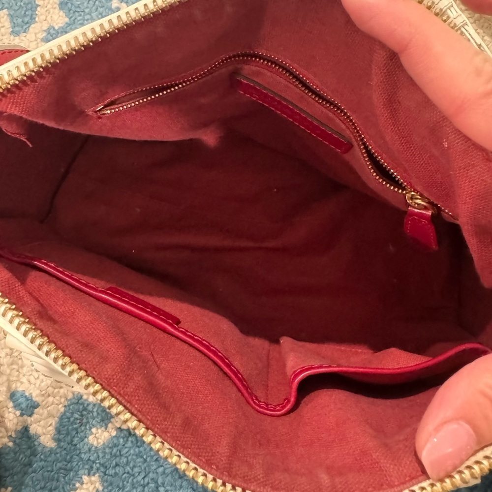 Burberry Women's Beige and Red Plaid Bag - Picture 13 of 16